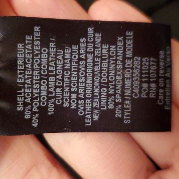 Alice + Olivia Venty Lamb Leather Crossover Pencil Skirt Lamb Leather. Size 0. - Picture 8 of 12